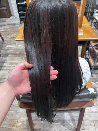 ロング Un ami shibuya所属・平居 舞白のヘアスタイル