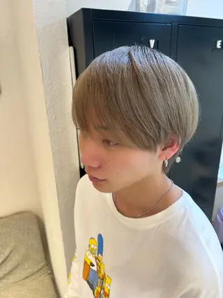 カラー メンズ 艶質改善/縮毛矯正 ササキナツミのヘアスタイル