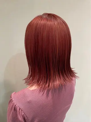 セミロング 茶谷 沙穂のヘアスタイル