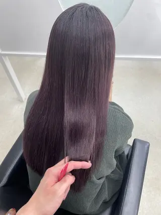 ロング カラー 冨木 雄斗のヘアスタイル