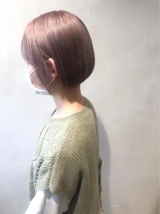 ショート カラー 艶髪/韓国レイヤー イノウエヒロキのヘアスタイル