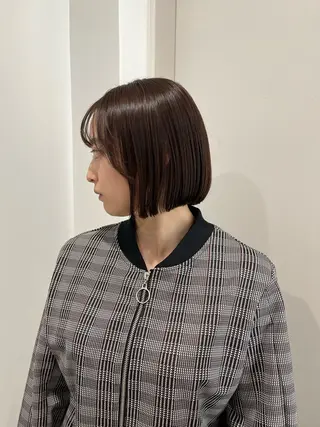 ショート モテヘア/グレージュ /ボブ/前原汐🎐のヘアスタイル