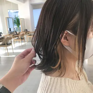 ミディアム イメチェンカット✂️ 錦糸町佐藤店長のヘアスタイル