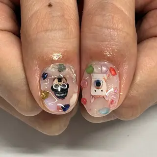 ネイル プライベートネイルサロンone nail所属・one nail 【推し/概念ネイル】のネイルデザイン