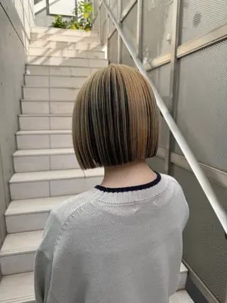 ショート nicoTOKYO 原宿所属・センターパート /メンズ/海野颯生のヘアスタイル