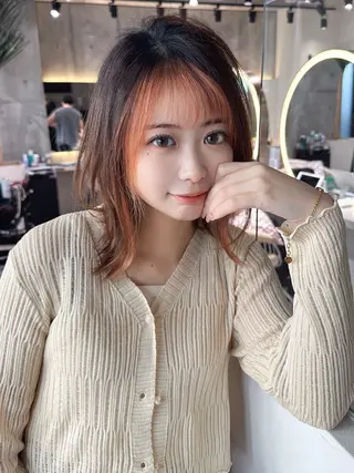 ミディアム ✨髪質改善特化✨副 店長椎葉信乃介のヘアスタイル