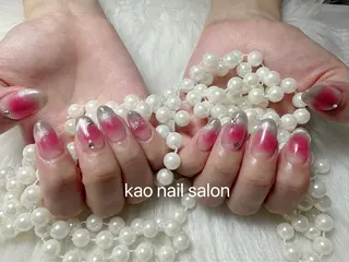 ネイル kao nail マグネット/長さだしのネイルデザイン