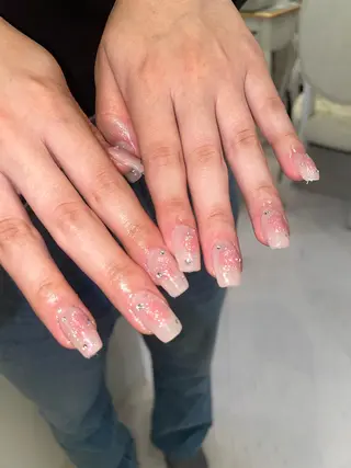 ネイル 束感まつ毛/ネイル/ LED♥KIRARAのマツエク・マツパデザイン