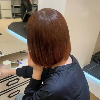 ミディアム カラー 田口 花葉のヘアスタイル