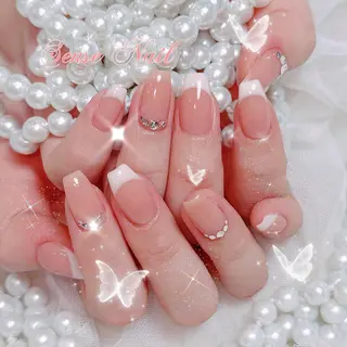 ネイル セミロング カラー パーマ ヘアアレンジ メンズ キッズ マツエク・マツパ アイブロウ Bunny 🐰のネイルデザイン