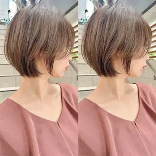 ショート レイヤー❣️縮毛矯正 川村利幸のヘアスタイル