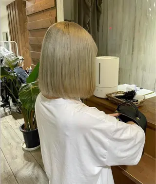 ミディアム soyon心斎橋所属・♡透明感/艶カラー/ M a I ♡のヘアスタイル