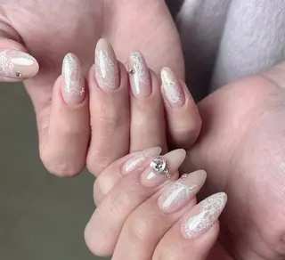 ネイル By moonネイル 🌷ワンホン/韓国風のネイルデザイン