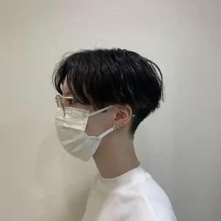 ショート メンズ 大人透明感艶カラー 寺田稜のヘアスタイル