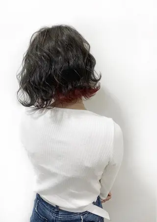 ショート カラー 高尾亮輔/ ボブ特化美容師のヘアスタイル