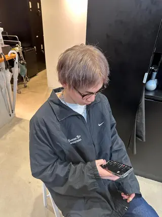 カラー ROIS表参道所属・ケアブリーチ/ ブリーチ/Kazuoのヘアスタイル