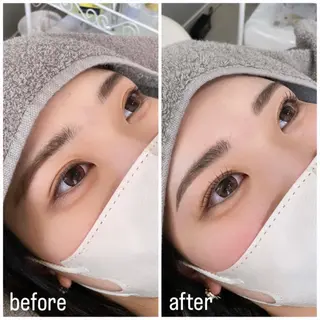 マツエク・マツパ アイブロウ 【Amber】 Kurumiのマツエク・マツパデザイン