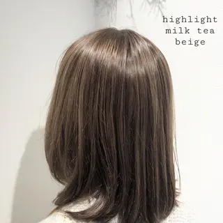 ミディアム カラー 似合わせカラー✨人気 荻窪🌈川端風子のヘアスタイル