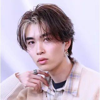 カラー メンズ 💙垢抜け/モテヘア KEISHO🩶のヘアスタイル