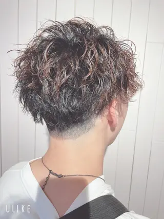 ショート パーマ メンズ ❣️モードケイズ塚口 和田一将のヘアスタイル