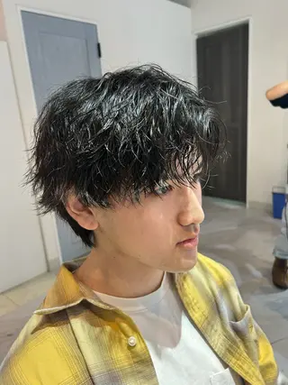 パーマ メンズ annuy ハルタのヘアスタイル