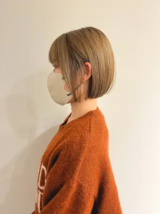 ショート メンズハイトーン/栄 /イトウタケルのヘアスタイル