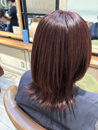 ミディアム SUZUKI AIRIのヘアスタイル