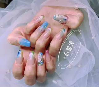 ネイル ラベンダー💖日暮里 ルル💖ネイルのネイルデザイン