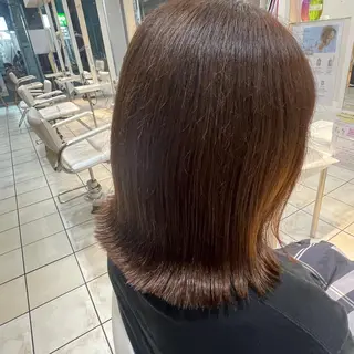 ミディアム ブリーチ/ヘアセット 【𝙍𝙞𝙣𝙤】のヘアスタイル