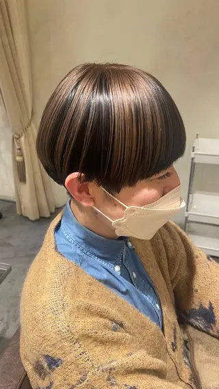 ショート カラー { door } Kawasakiのヘアスタイル