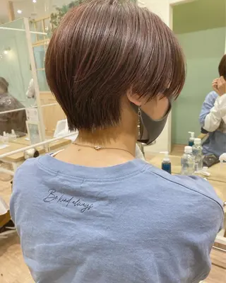 ショート くせ毛カットとパーマ /美容室難民の方是非のヘアスタイル