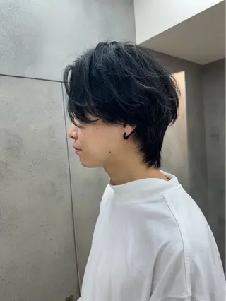 ショート メンズ ナチュラル×色気パ ーマ 渋谷/マナミのヘアスタイル