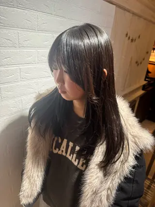 セミロング 透明感カラー/ レイヤー/SHUNのヘアスタイル