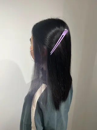 ロング カラー 吉原葵/ハイトーン /インナーカラーのヘアスタイル