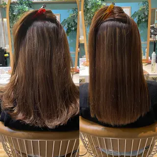 セミロング 山本翔一郎 韓国顔周りレイヤーのヘアスタイル