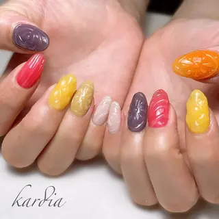 ネイル καρδιά -ｶﾙﾃﾞｨｱ-のネイルデザイン