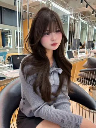 ロング カラー ヘアアレンジ 【博多髪質改善】 吉村　清志のヘアスタイル