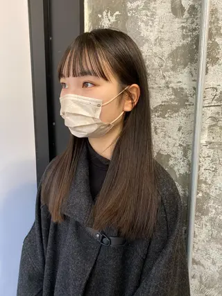 ロング カラー Pia hair Design Yakuin所属・Pia ツボイ ケイタのヘアスタイル