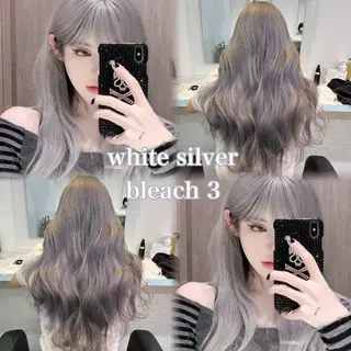 ロング カラー ブリーチカラー 🩵MIZUKIのヘアスタイル