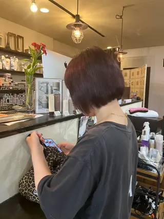 ショート Un Fleur所属・立野 希沙のヘアスタイル