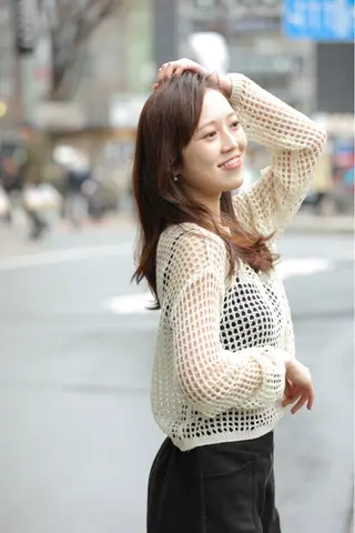 ミディアム Endearing 銀座/レイヤーカットのヘアスタイル