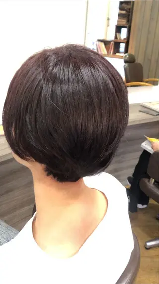 ショート カラー 🌿ダブルカラー/ 明大前/中村渓太のヘアスタイル