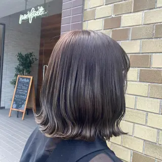 ミディアム 透明感カラー 【問屋町】moe🪿のヘアスタイル