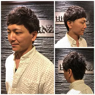 ショート メンズ メンズカット 知念　新菜のヘアスタイル