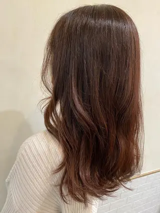 ロング カラー kanon♡ 暖色カラー‎🤍のヘアスタイル