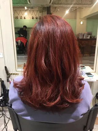 セミロング カラー scene.所属・TOPstylist ✂️フセケイタ✂️のヘアスタイル