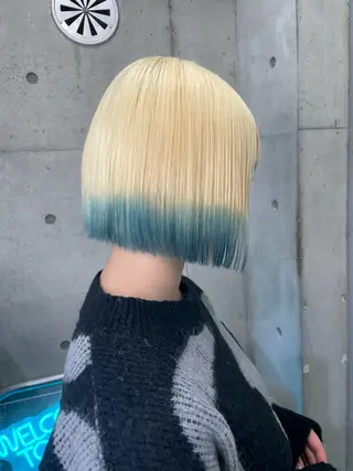 ショート ハイトーン/ブリーチ /ウルフ⛓️MAKIのヘアスタイル