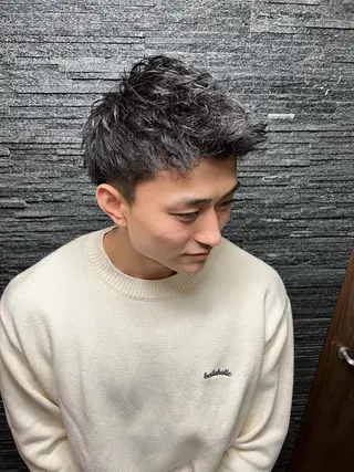 ミディアム メンズ ✨メンズカット 無料‼️✨土尾快斗のヘアスタイル