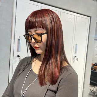 カラー 🎀 夏秋🎀のヘアスタイル