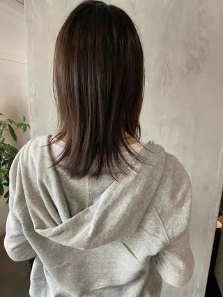 ミディアム カラー ヘアアレンジ stylist/蛯谷 珠里のヘアスタイル